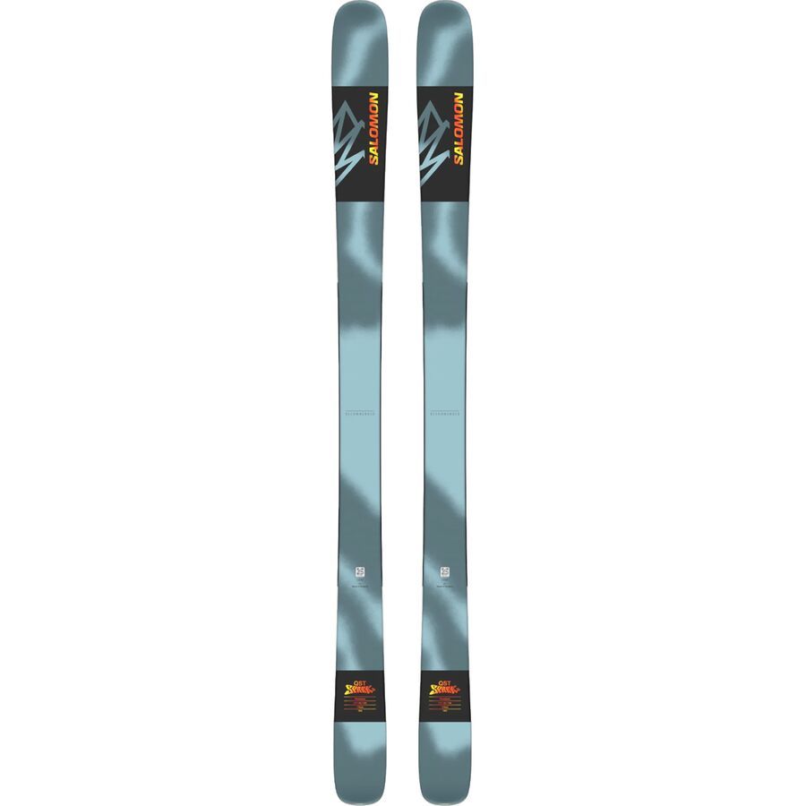 Salomon QST Spark Ski Aquatic/Flame Orange
