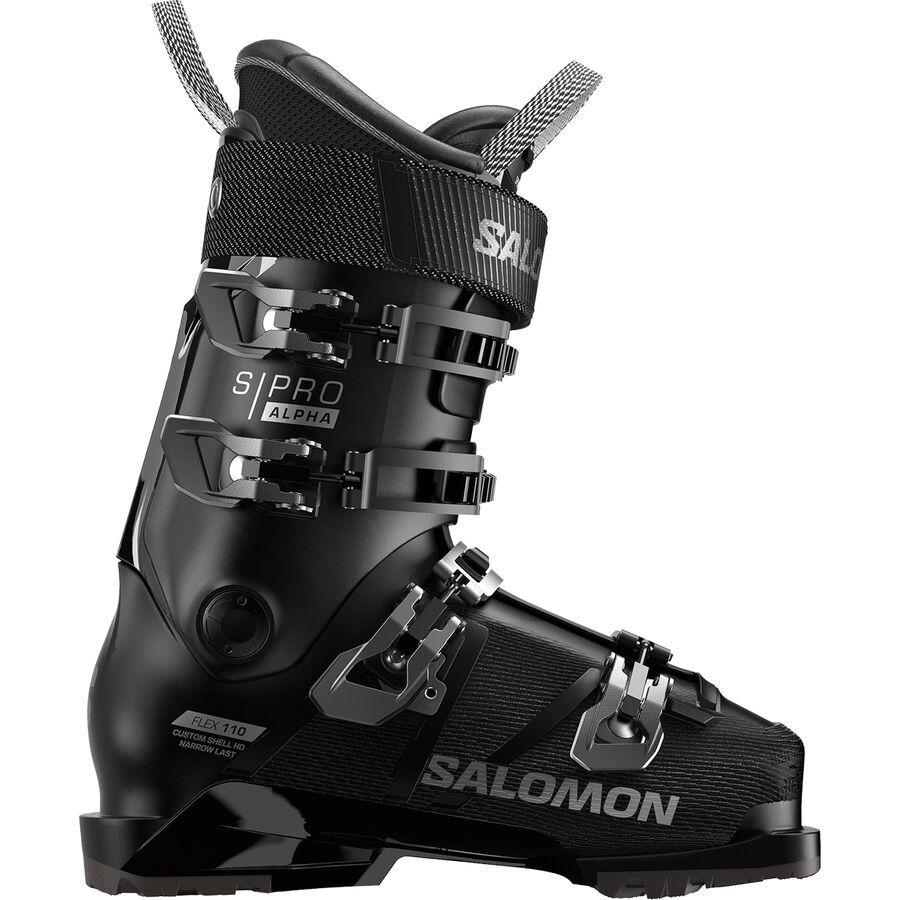 Salomon S/Pro Alpha 110 Ski Boot - 2023 Black/Titanium Metal