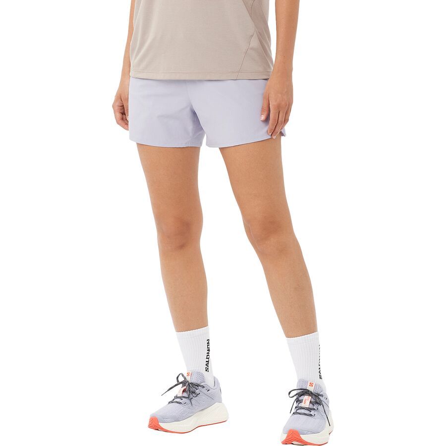 Salomon Shakeout 4in Short - Women's Cosmic Sky