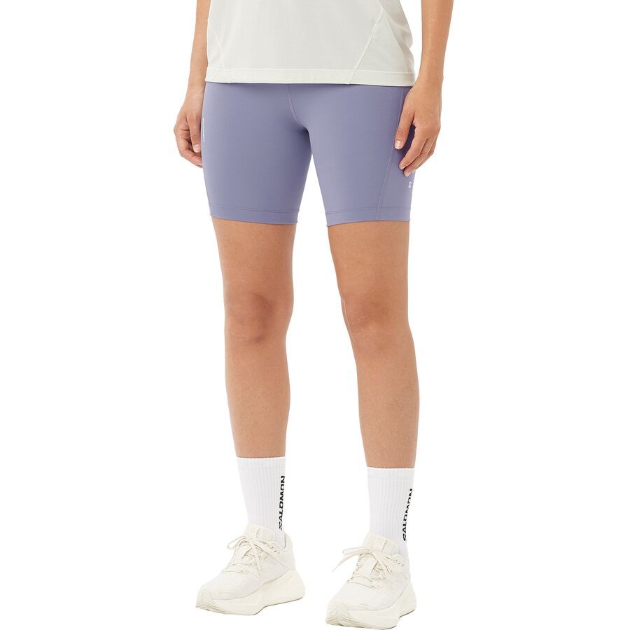 Salomon Shakeout 6in Short Tight - Women's Blue Granite