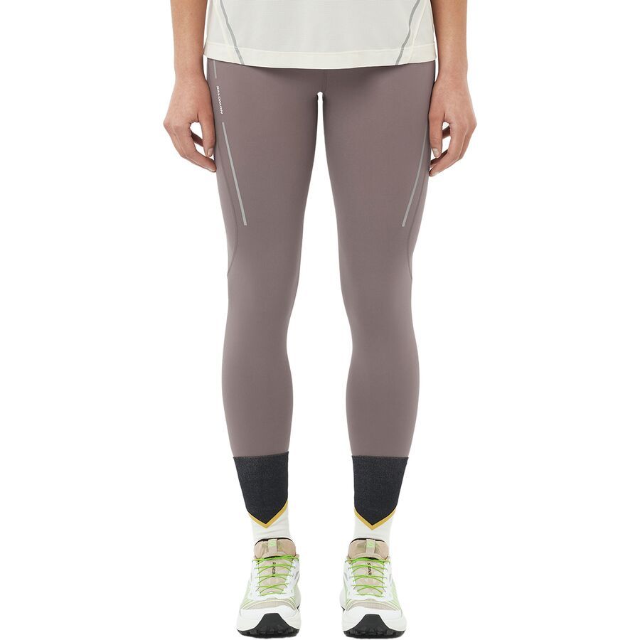 Salomon Shakeout Core Stlr Tight - Women's Iron