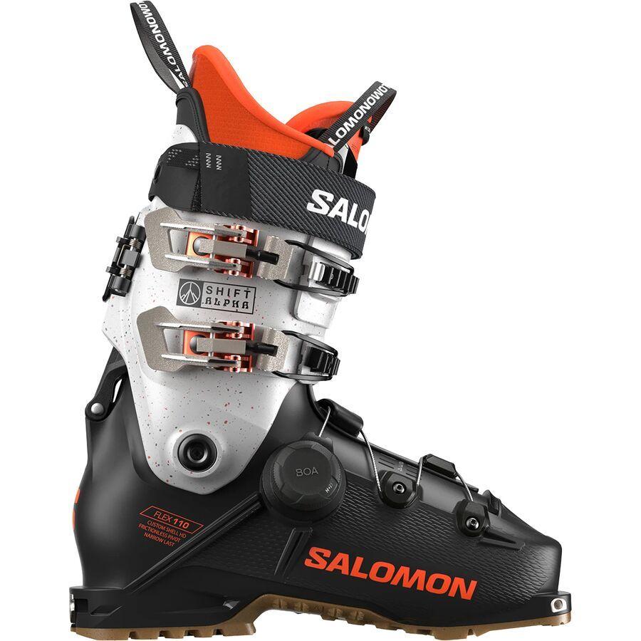 Salomon Shift Alpha Boa 110 Boot - 2025 Black/Orange Tiger/Orange Tiger