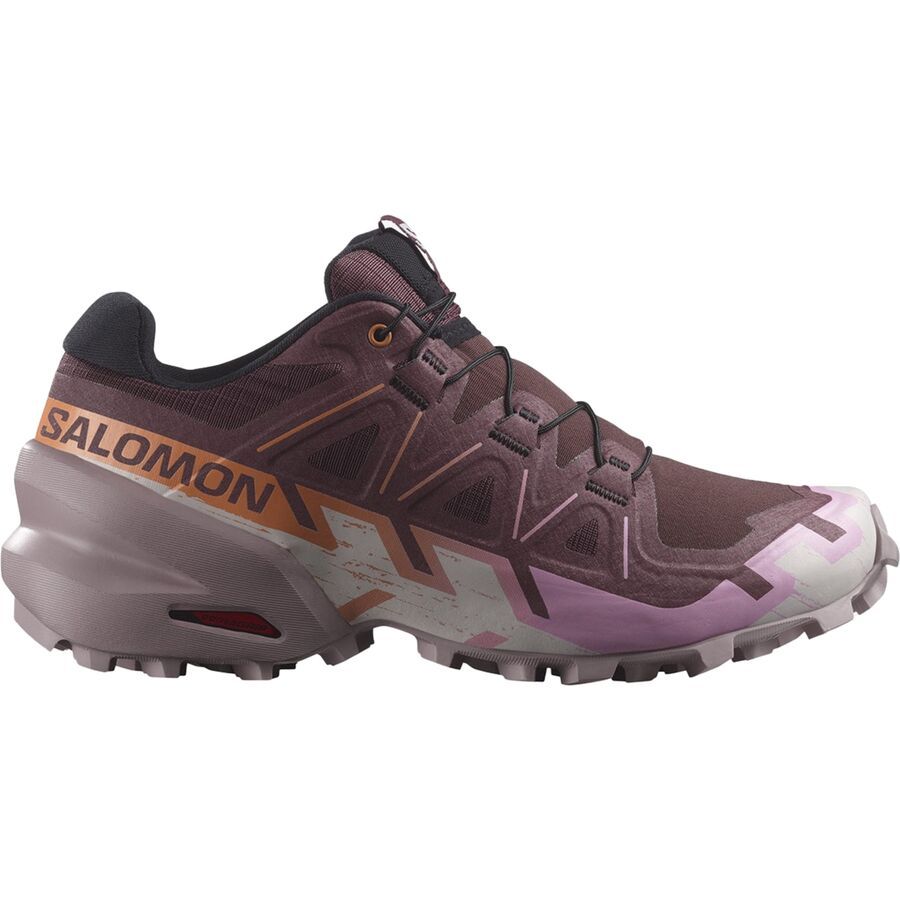 Salomon Speedcross 6 Trail Running Shoe - Women's Catawba Grape/Papaya/Deauville Mauve