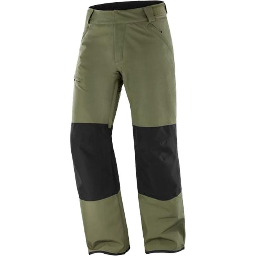 Salomon Transfer Puff Pant - Men's Olive Night/Deep Black
