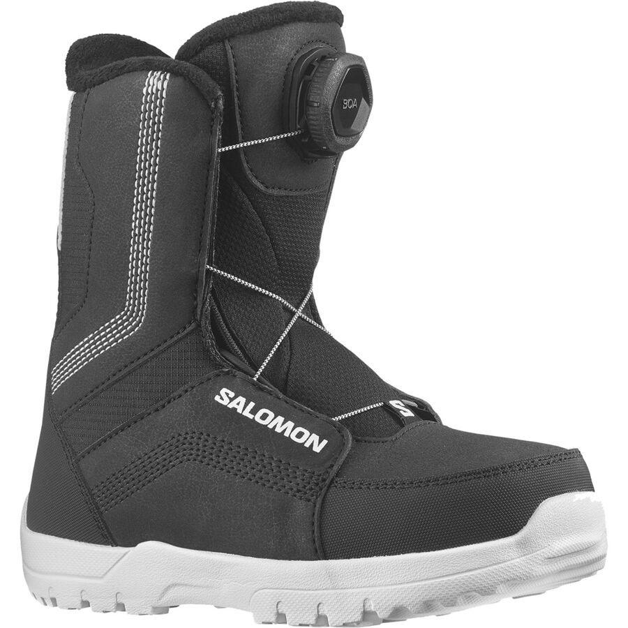 Salomon Whipstar Boa Snowboard Boot - 2025 - Kids' Black/Black/White