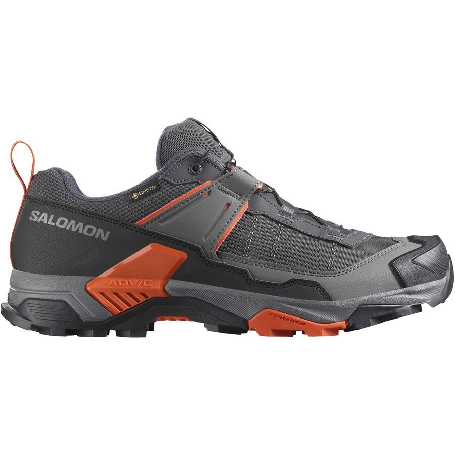 Salomon X Ultra 5 GTX Hiking Shoe - Men's Asphalt/Castlerock/Burnt Ochre