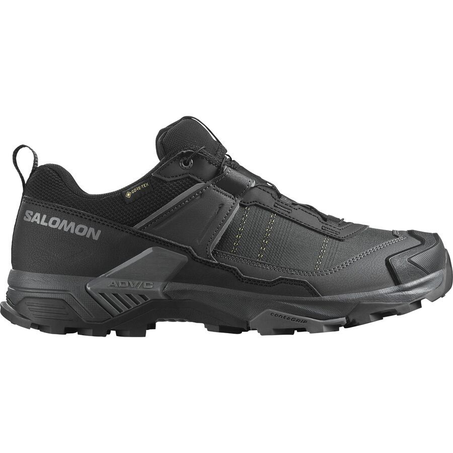 Salomon X Ultra 5 Wide GTX Hiking Shoe - Men's Black/Asphalt/Castlerock