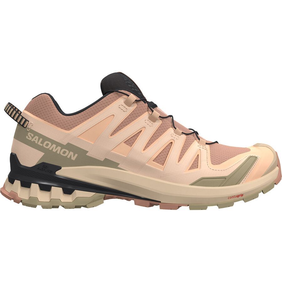 Salomon XA Pro 3D V9 Trail Running Shoe - Women's Cork/Peach Fuzz/Sponge