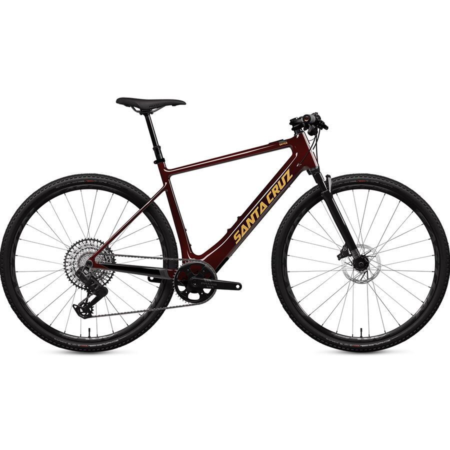 Santa Cruz Bicycles Skitch CC GX Eagle AXS Transmission Flat Bar E-Bike Oxblood