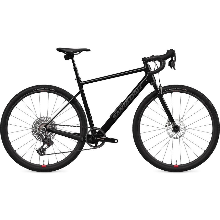 Santa Cruz Bicycles Stigmata CC Red/Force AXS Transmission Gravel Bike Gloss Black Sparkle