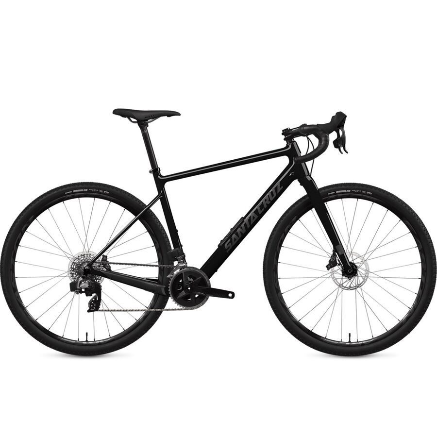 Santa Cruz Bicycles Stigmata CC Rival AXS 2x Gravel Bike Gloss Black Sparkle