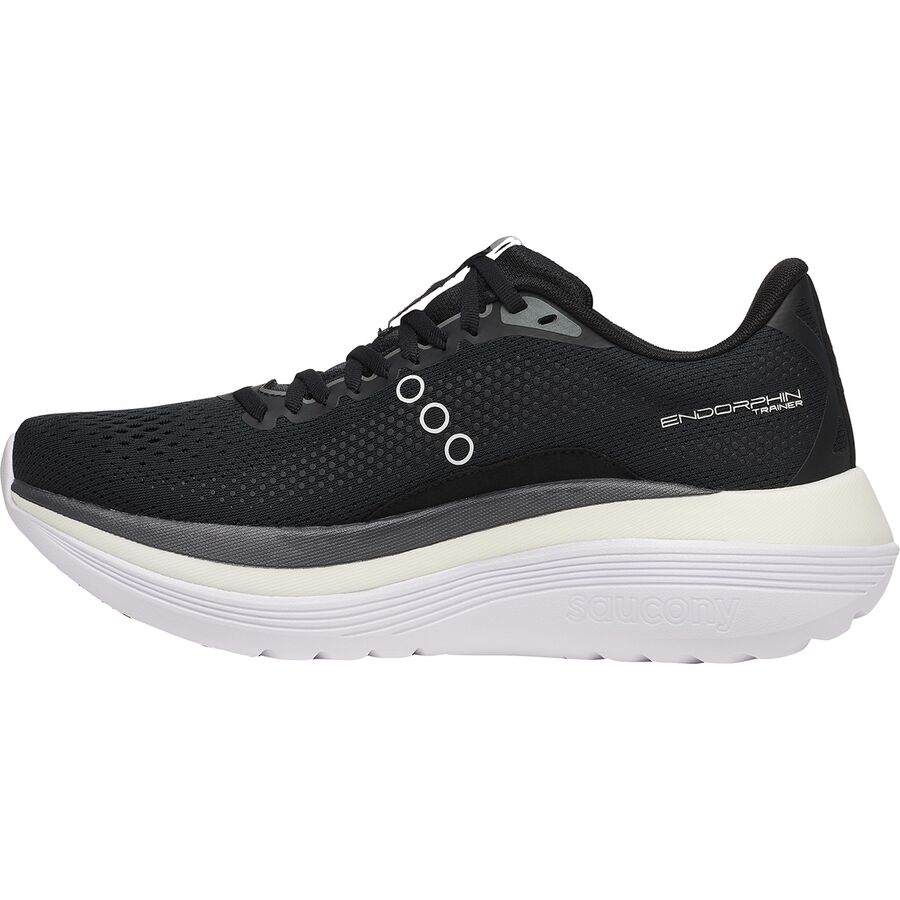 Saucony Endorphin Trainer Running Shoe - Men's Black/White