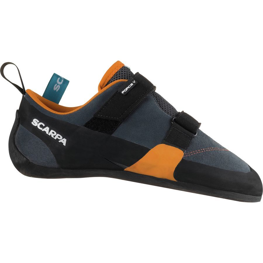 Scarpa Force V Climbing Shoe Mangrove/Papaya