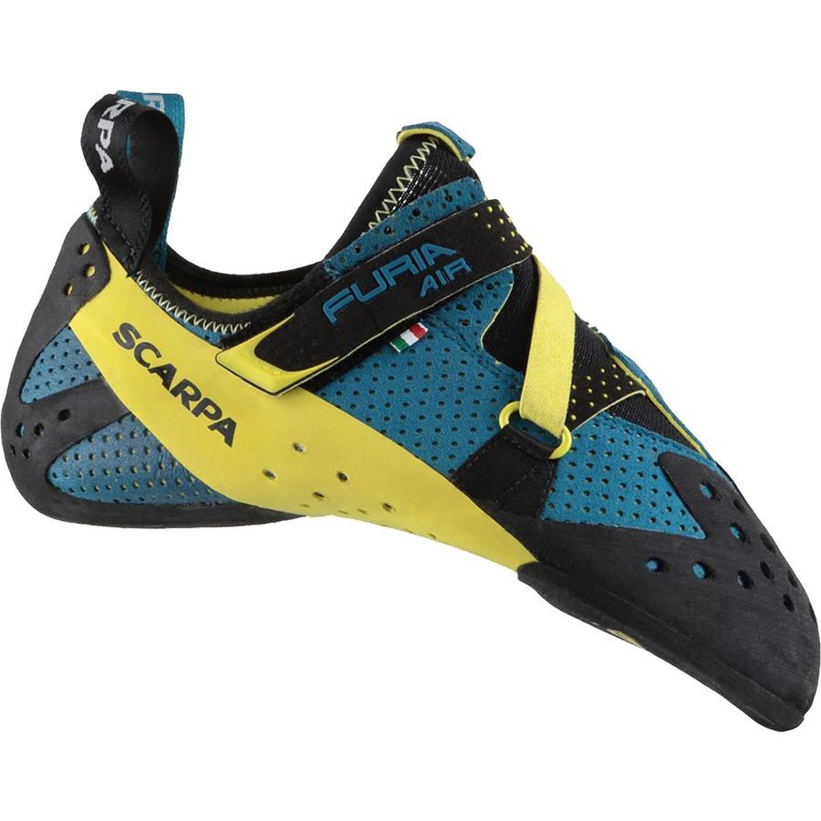 Scarpa Furia Air Climbing Shoe Baltic Blue/Yellow