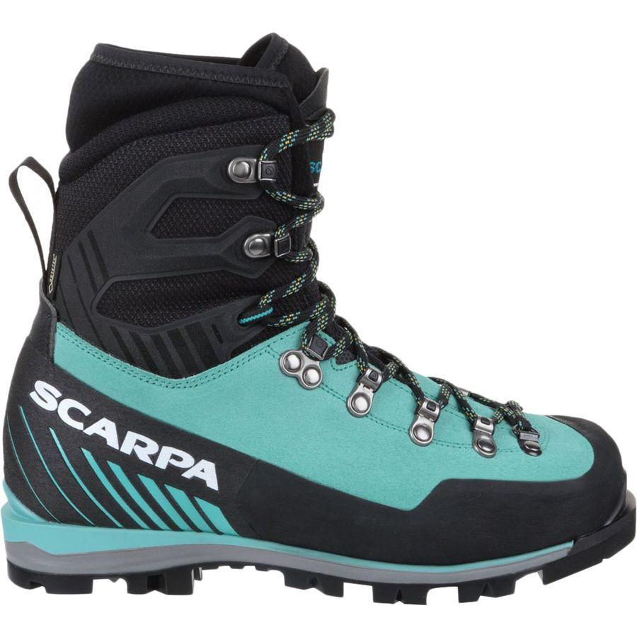 Scarpa Mont Blanc Pro GTX Mountaineering Boot - Women's Green Blue