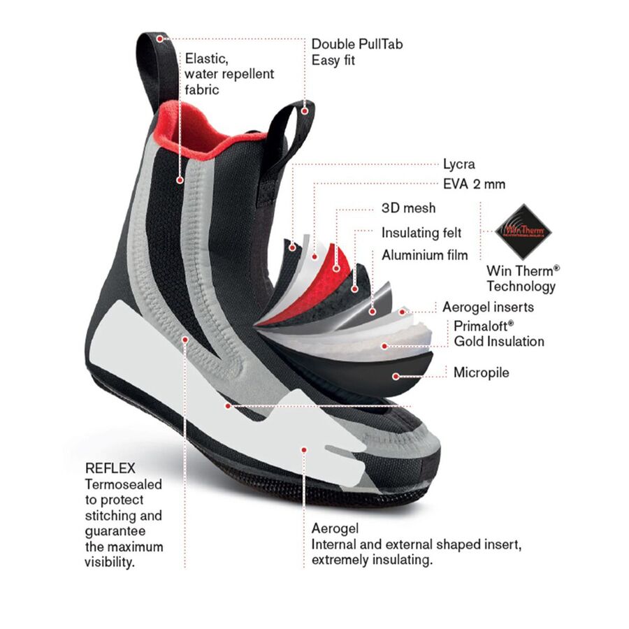 Scarpa Phantom 8000 Thermic HD Mountaineering Boot Black/Bright Orange