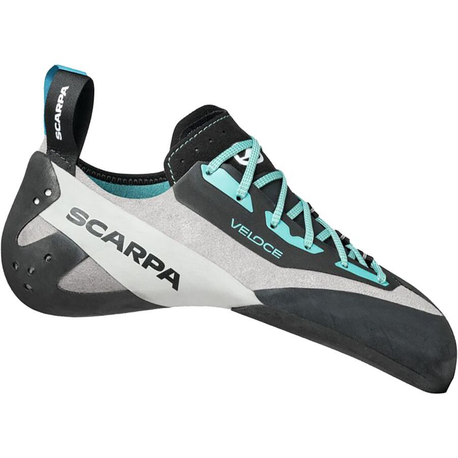 Scarpa Veloce L Climbing Shoe - Women's Light Grey/Maldive