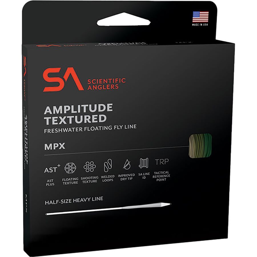 Scientific Anglers Amplitude Textured MPX Taper Fly Line Optic Green/Moss/Buckskin