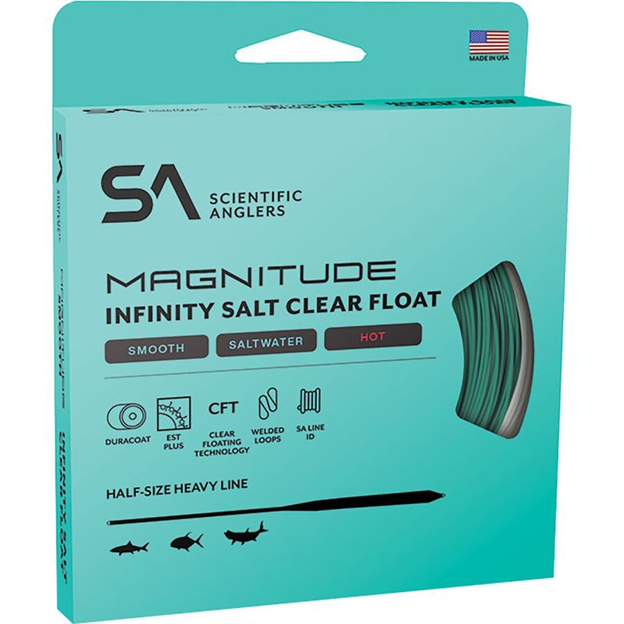 Scientific Anglers Magnitude Smooth Infinity Salt Full Clear Float Line Clear