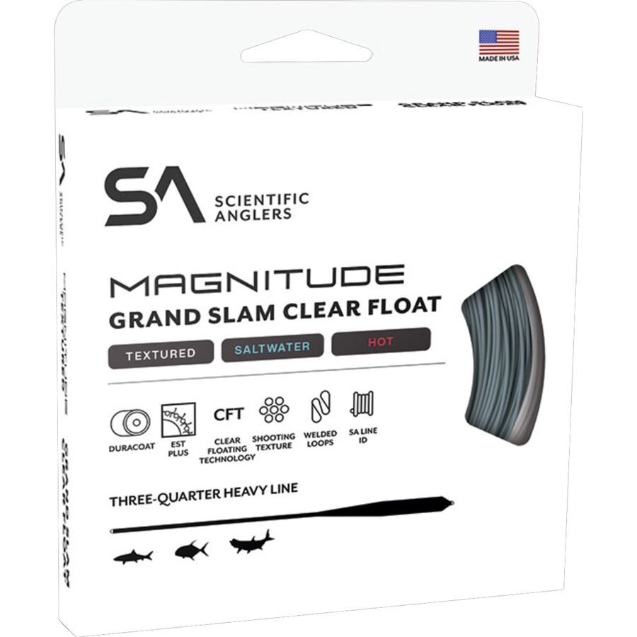 Scientific Anglers Magnitude Textured Grand Slam Full Clear Float Line Clear