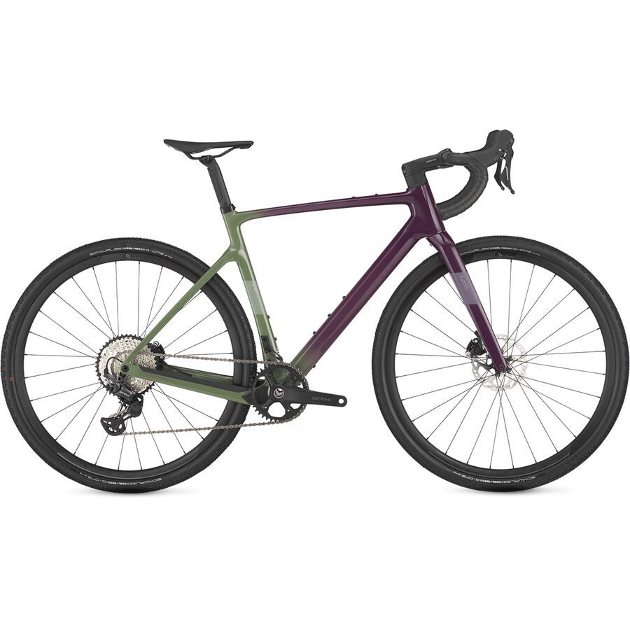Scott Addict Gravel 40 Gravel Bike Olive Green/Blackberry Purple