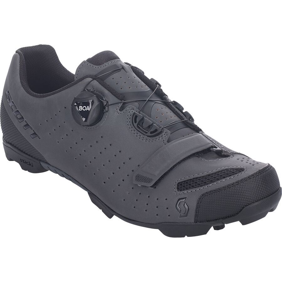 Scott MTB Comp BOA Reflective Cycling Shoe - Men's Grey Reflective/Black