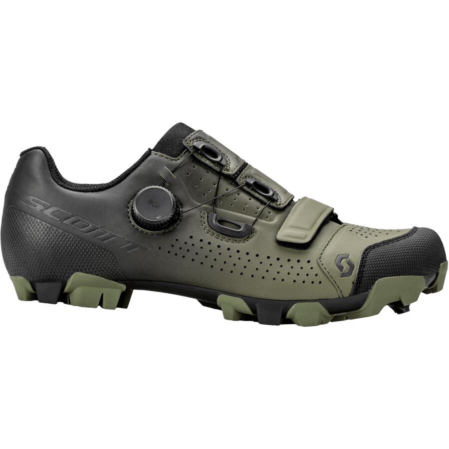 Scott MTB Team BOA Cycling Shoe - Men's Black/Fir Green