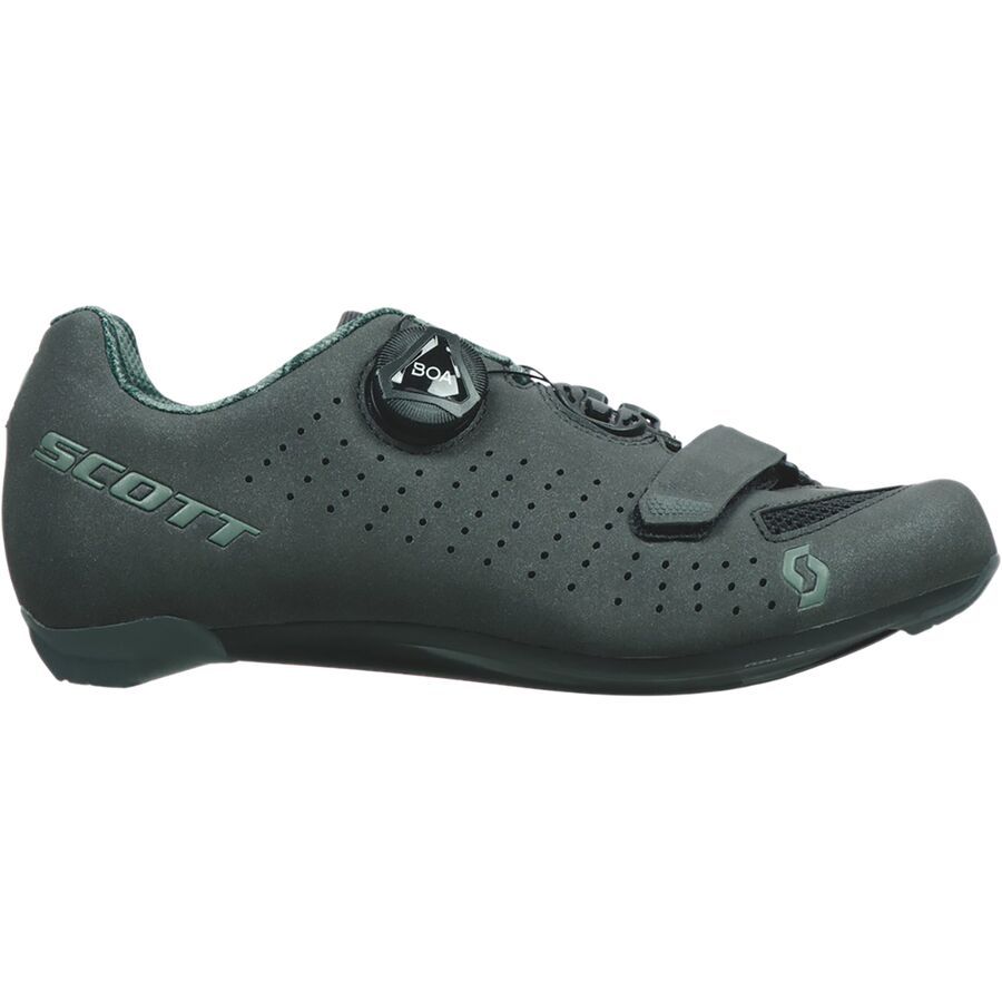 Scott Road Comp BOA Cycling Shoe - Women's Dark Grey/Light Green