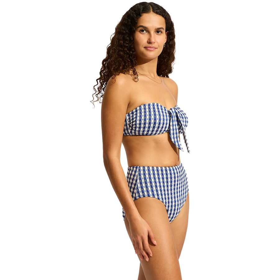 Seafolly High Waisted Bikini Bottom - Women's Ultramarine