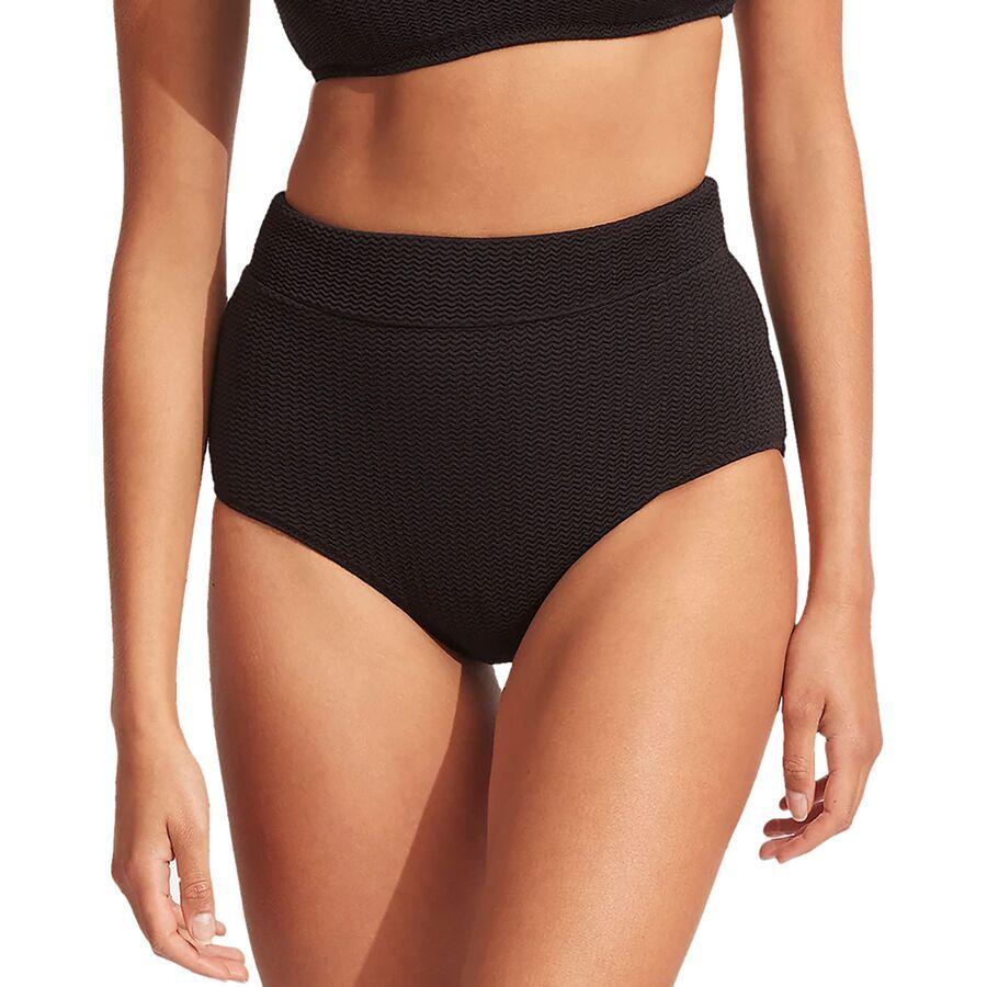 Seafolly Seaside Soiree High Waisted Pant - Women's Black