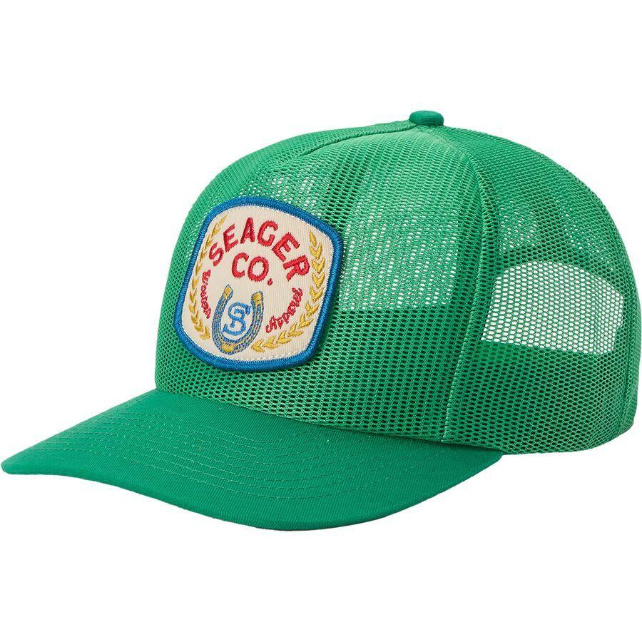 Seager Co. Good Luck All Mesh Snapback Hat Green