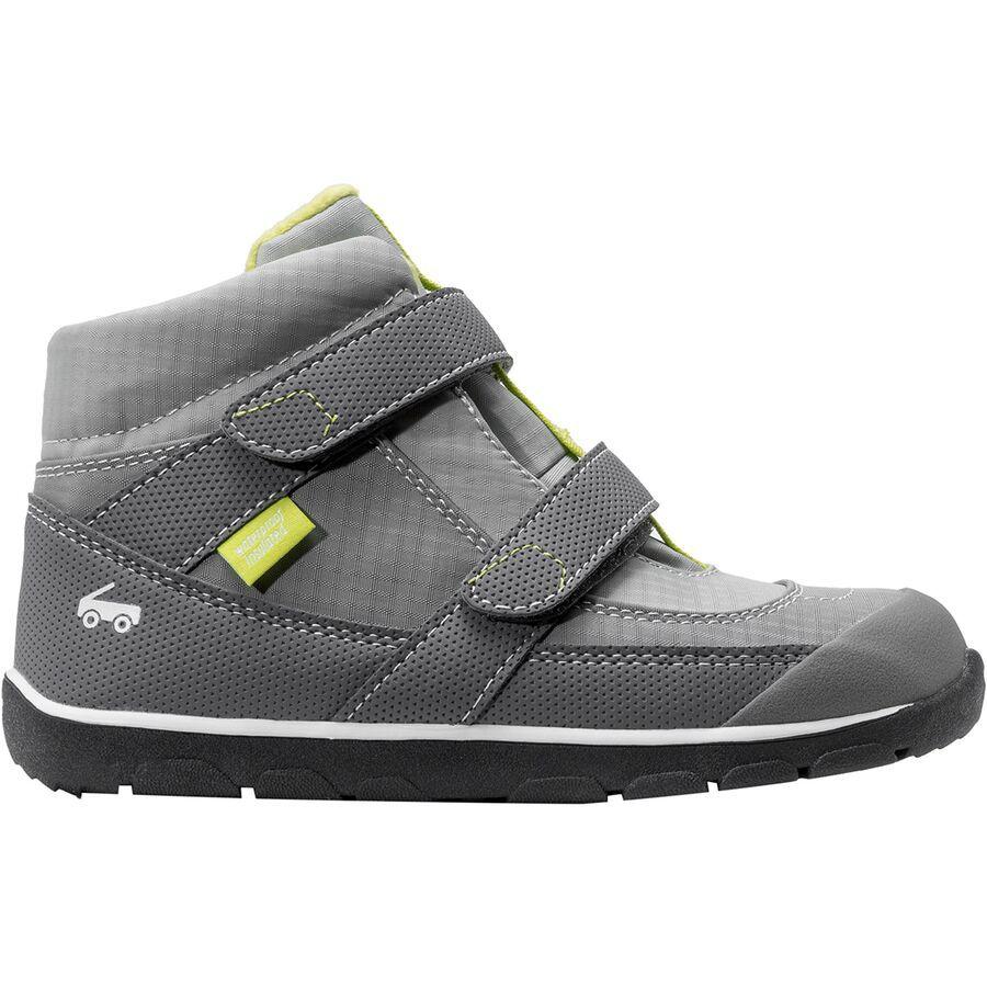 See Kai Run Atlas II Waterproof Insulated Boot - Boys' Gray/Lime