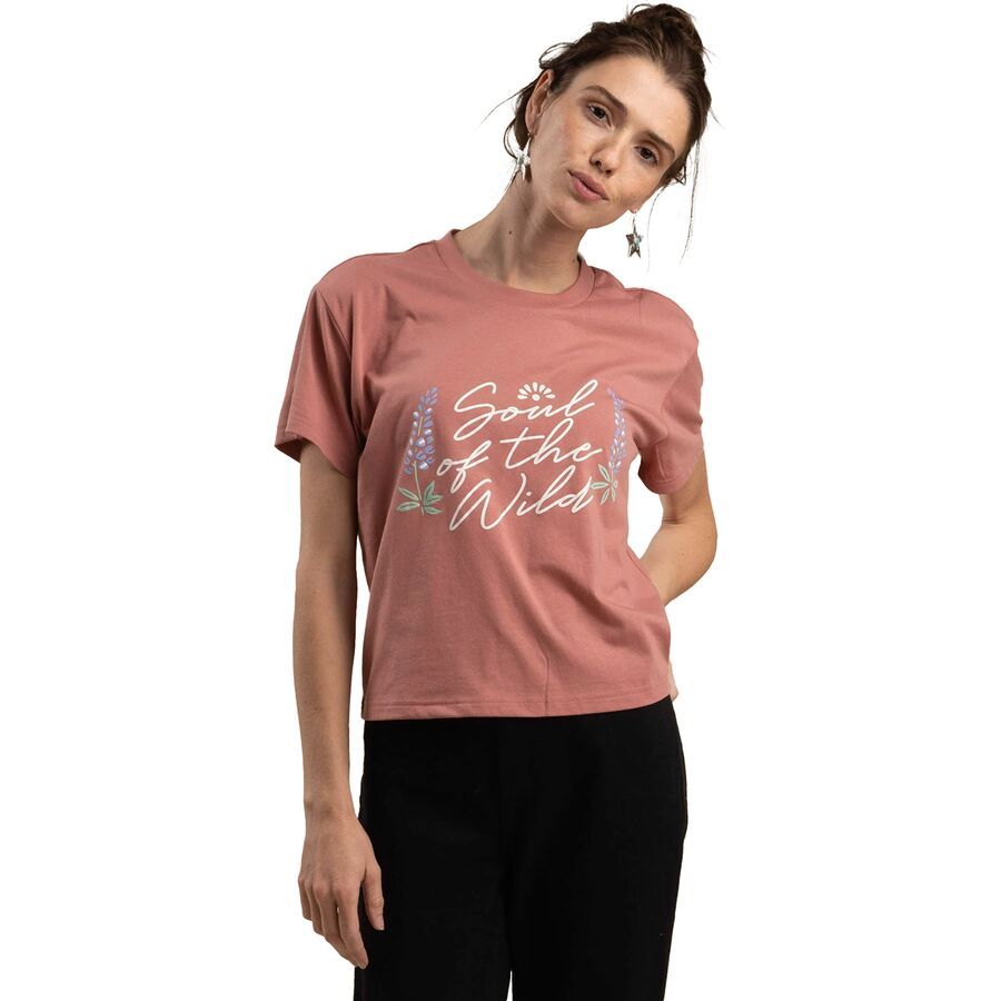 Sendero Provisions Co. Soul Of The Wild Crop T-Shirt - Women's Dusty Mauve