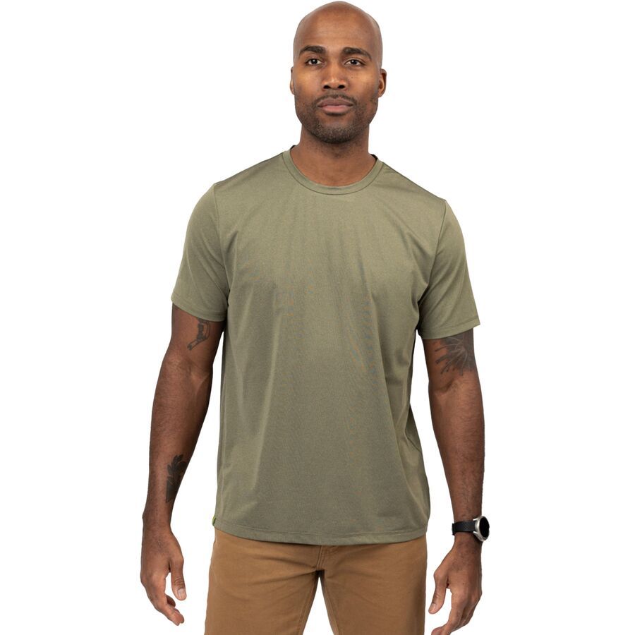 Sierra Designs Alpine Start Sun T-Shirt - Men's Burnt Olive Heather