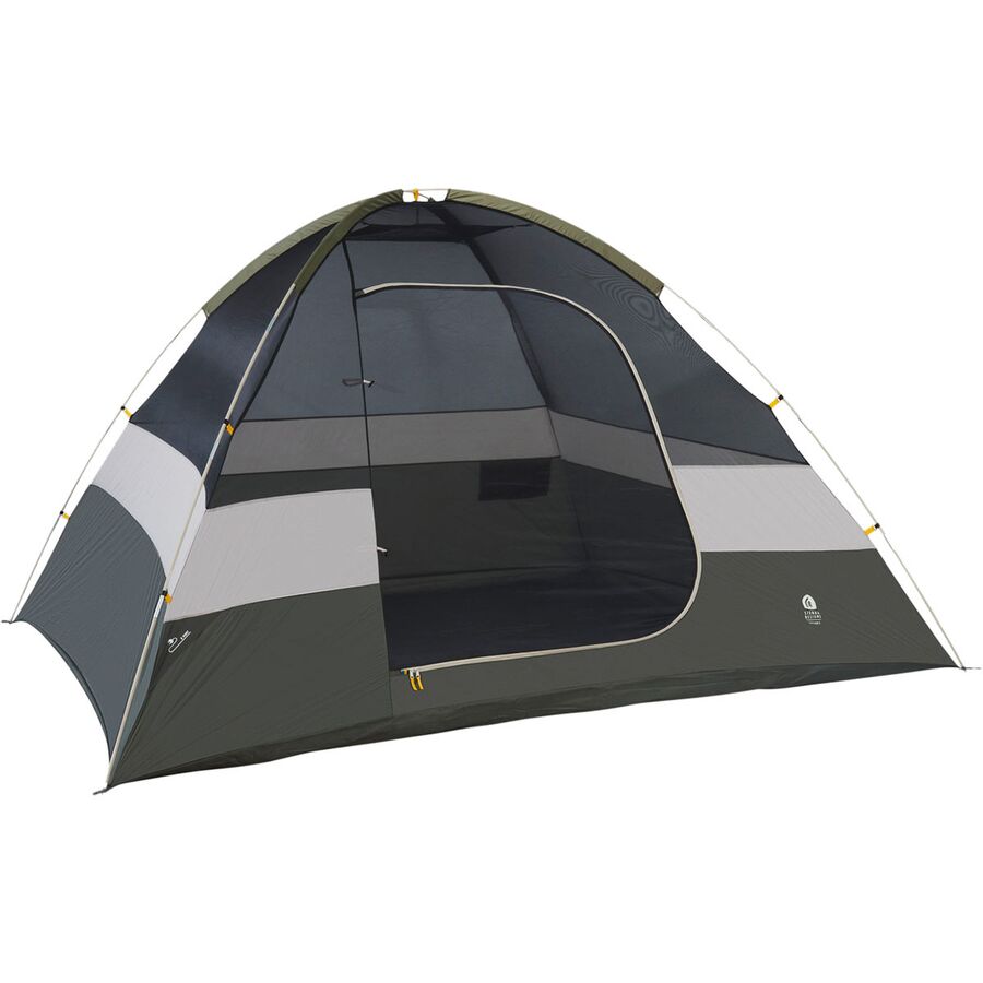 Sierra Designs Tabernash 6 Tent: 6-Person 3-Season Green/Grey