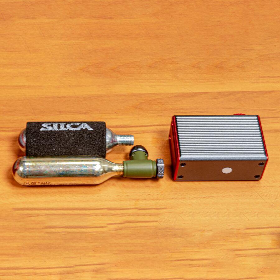 Silca Elettrico Micro Mini Inflator Gray/Red