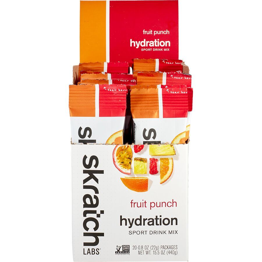 Skratch Labs Hydration Sport Drink Mix - 20-Pack Fruit Punch