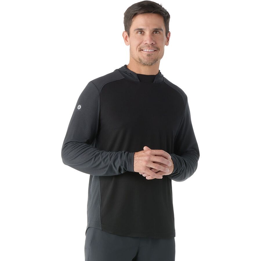 Smartwool Active Mesh Hoodie - Men's Black