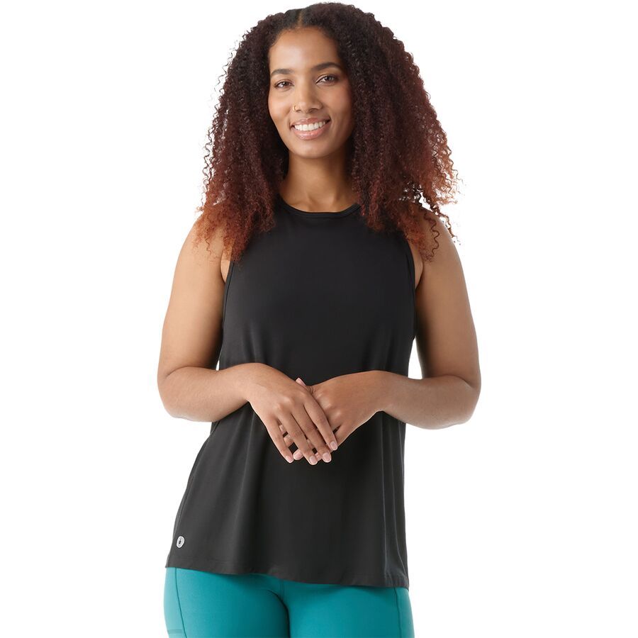 Smartwool Active Ultralite High Neck Tank Top - Women's Black