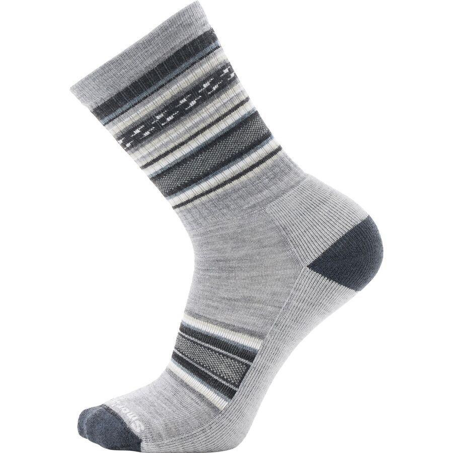 Smartwool Everyday ReGarita Crew Sock Charcoal/Light Gray