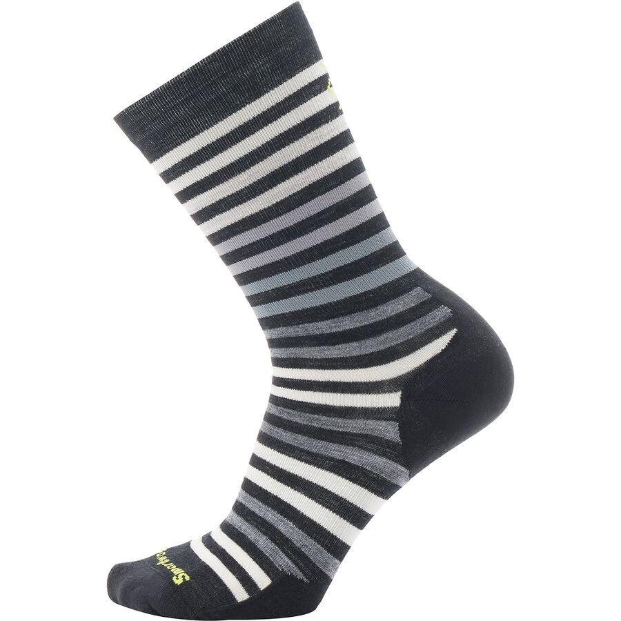 Smartwool Everyday Spruce Street Crew Sock Black/White