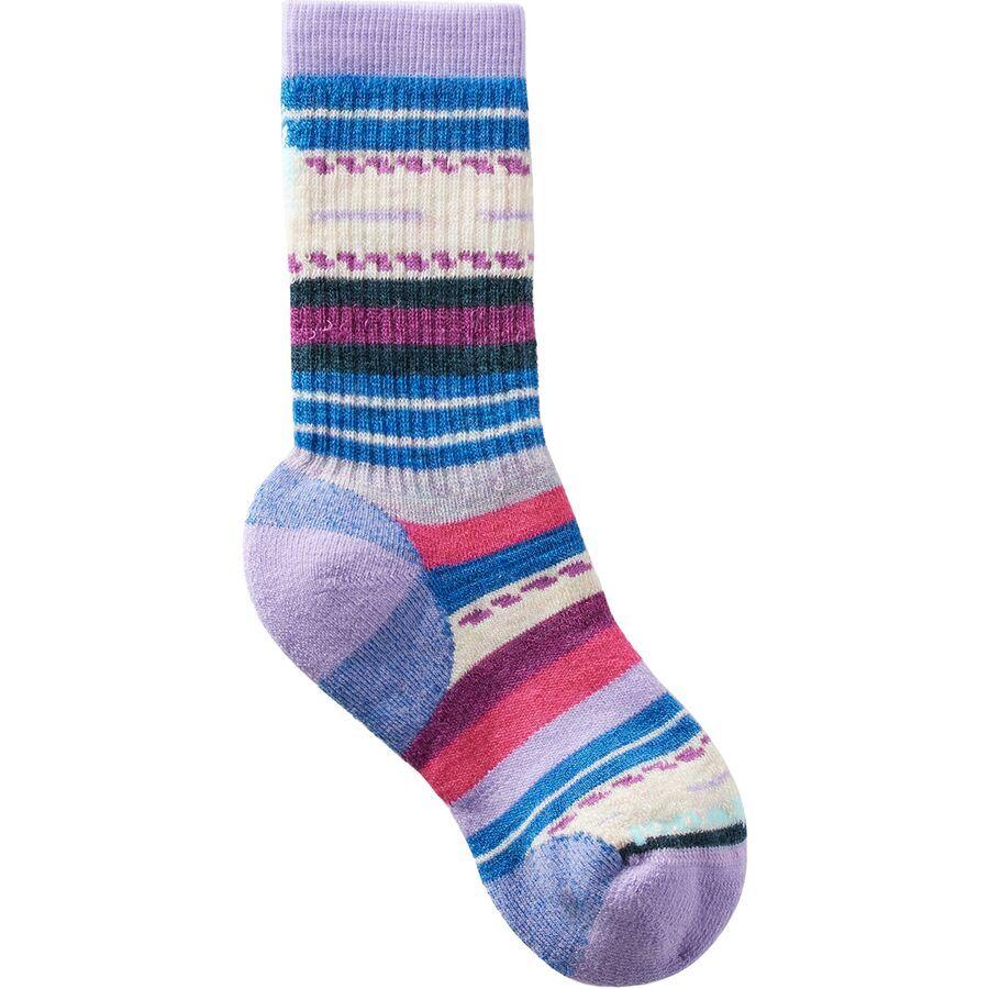 Smartwool Hike Full Cushion Margarita Crew Sock - Kids' Ultra Violet