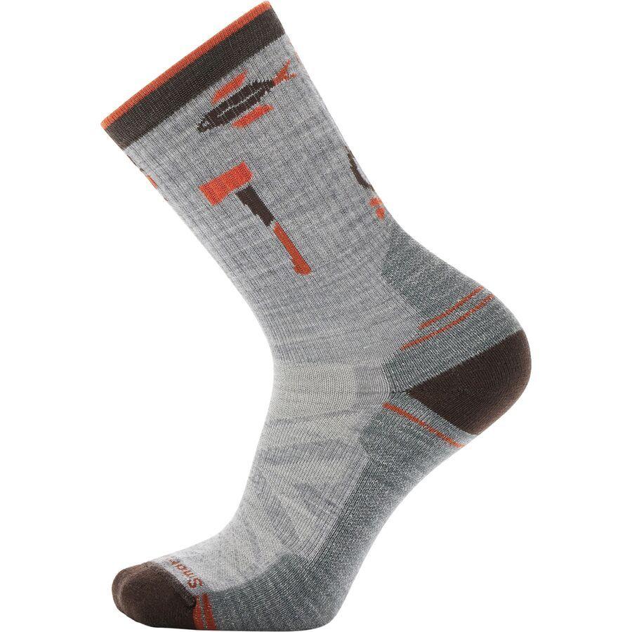 Smartwool Hike Light Cushion Camp Gear Crew Sock - Men's Light Gray