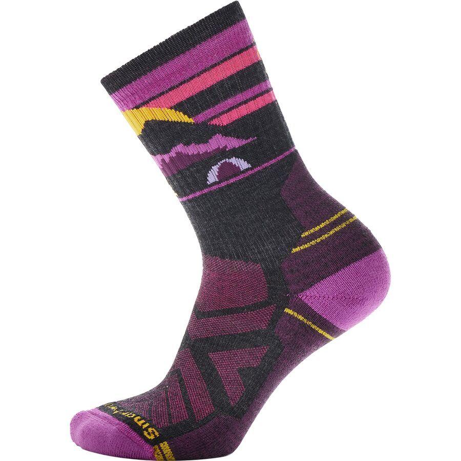 Smartwool Hike Light Cushion Mountain Moon Crew Sock - Women's Charcoal