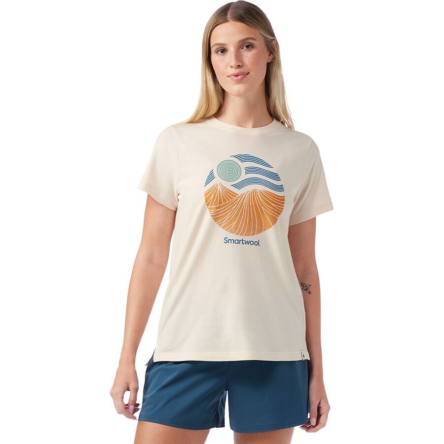 Smartwool Horizon View Graphic Short-Sleeve T-Shirt - Women's Almond