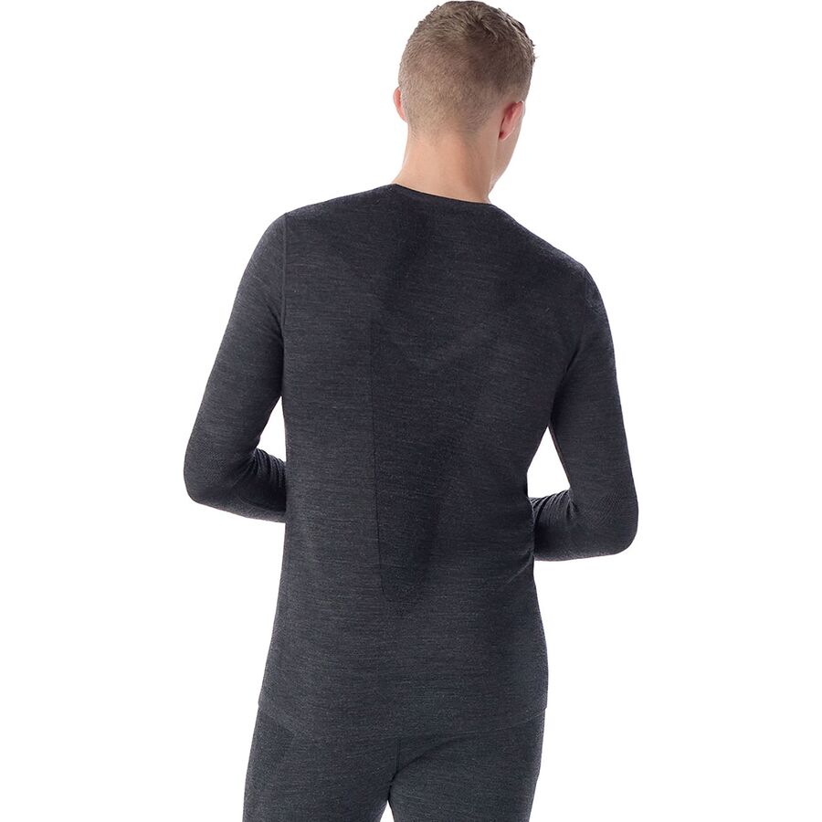 Smartwool IntraKnit Merino 200 Crew Top - Men's Charcoal/Black