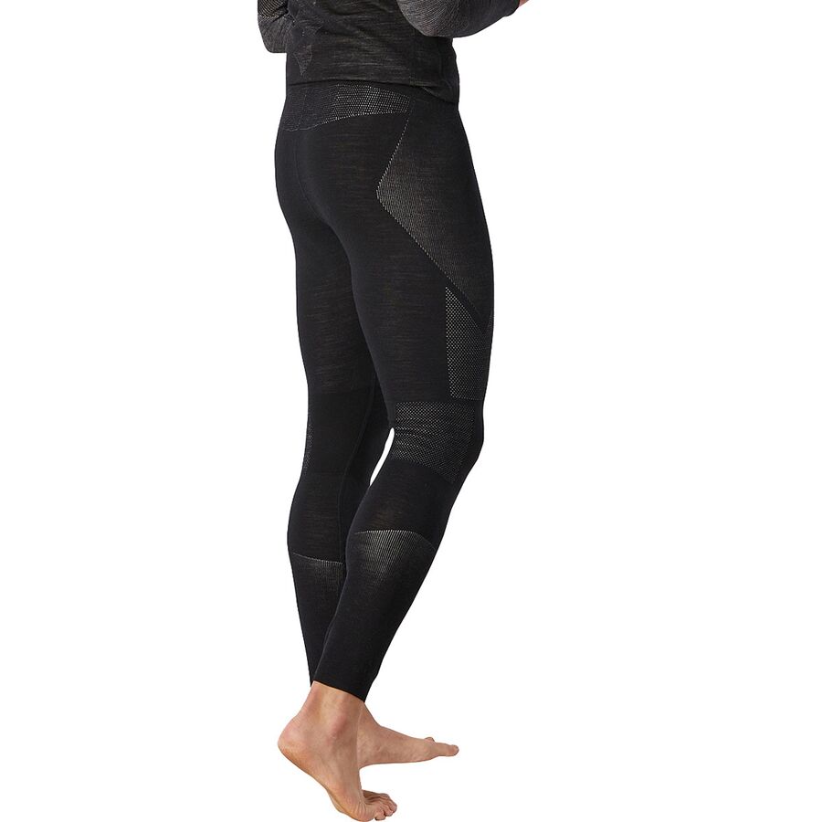 Smartwool Intraknit Thermal Merino Baselayer Bottom - Men's Black/White