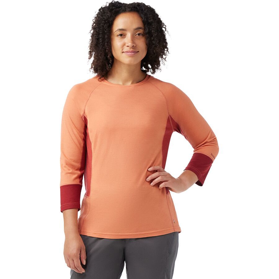 Smartwool Mountain Bike 3/4-Sleeve Jersey - Women's Terracotta