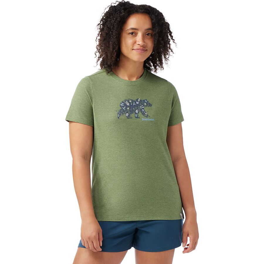Smartwool Osa Vega Graphic T-Shirt - Women's Fern Green