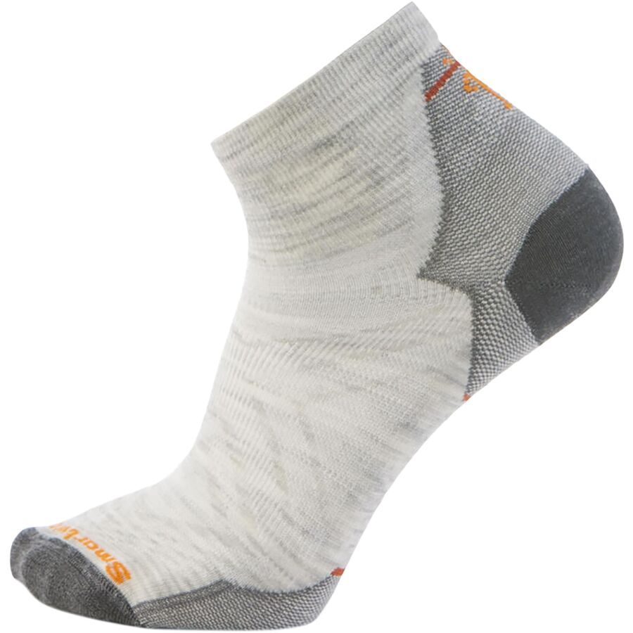 Smartwool Run Zero Cushion Ankle Sock Ash